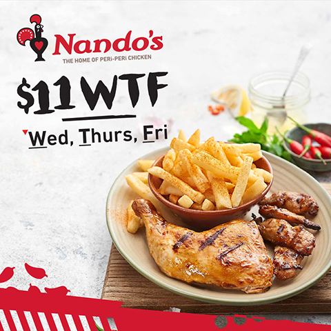NANDO S WTF OFFER Brimbank Shopping Centre