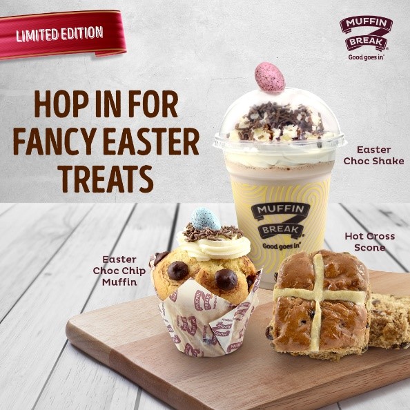Easter is here and Muffin Break has the perfect treats! Brimbank